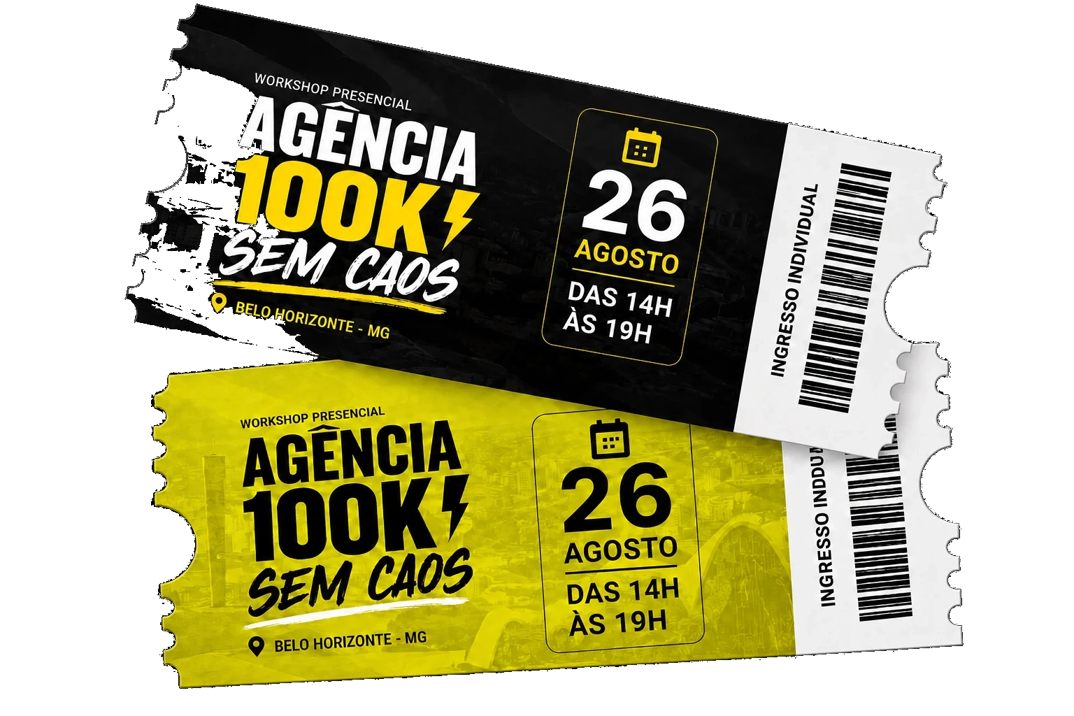 Ingresso Workshop Presencial Agência 100K Sem Caos